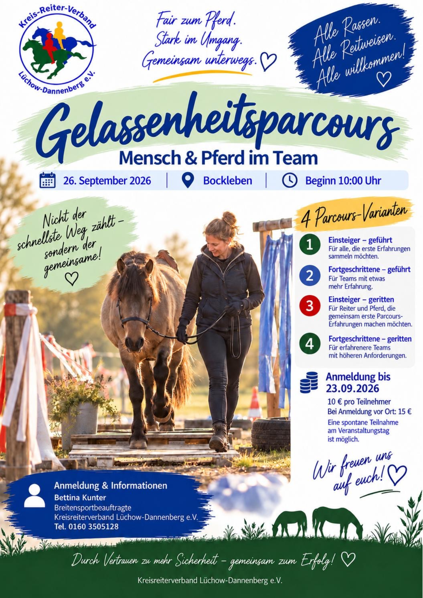 Flyer_Gelassenheitsparcours Flyer für den Gelassenheitsparcours in Bockleben